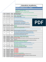 Calendário - 2017.1 - UNESA