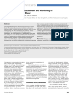 Huttmann Et Al 2014 Techniques For The Measurement and Monitoring of Carbon Dioxide in The Blood