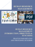 HRM PPT 1 Intro, Objectives& Function