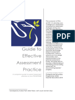 Guide To Effective Assessment Practice