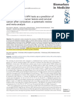 Accuracy of mRNA HPV Tests As A Predictor of Recurrence of Precursor Lesions and Cervical Cancer After Conization A Systematic Review