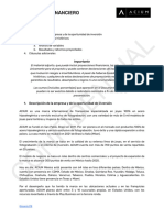 Documento Financiero de ACIUM R3