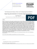 Improving Microstructures of Concrete Using Ca (C H O) : Sciencedirect