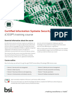 Bsi Cissp Training Course Flyer June 21