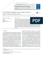 A Novel Method For Estimating The Elastic Modulus of Frozen Soil