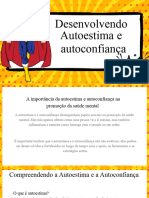 Palestra Desenvolvendo Autoestima e Autoconfianca