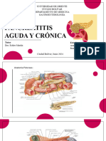 Pancreatitis Aguda y Cronica