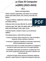 Comp - SC Syllabus 23-24class XI