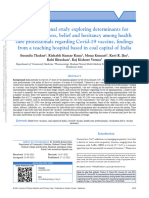 A Cross Sectional Study Exploring Determinants 