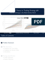 Volatility Arbitrage in The Black Scholes World