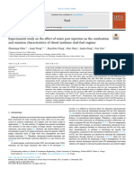 Experimental Study On The Effect of Water Port Injection On The Combu 2022 F