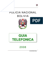 Guia Telefonica de La Policia Nacional