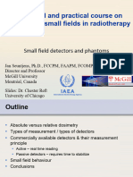 Theoretical and Practical Course On Dosimetry of Small Fields in Radiotherapy