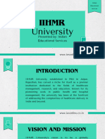 IIHMR University