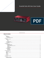 Scarlett Solo 4th Gen User Guide-PDF-En