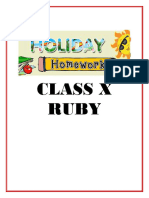 Class X Ruby