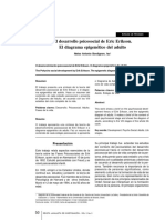 El Desarrollo Psicosocial de Eric Erikson. El Diagrama Epigenético Del Adulto