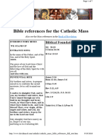 Bible References For The Holy Mass