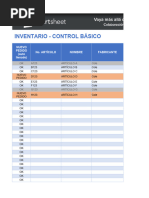 2 Basic Inventory Control Template ES1