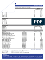 Lista de Precios Celcon Constructoras 2021