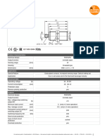 Inductive Sensor: Product Characteristics