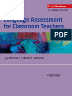 Language Assessment For Classroom Teachers