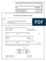 Grade 10 - 1st Term Paper - March 2020