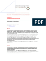 Evaluación de Los Síndromes Neuropsicológicos Infantiles