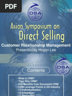 Presented by Hogan Lee: Customer Relationship Management