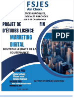 Projet de Fin D'etude MARKETIN DIGITAL