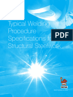 Typical Welding Procedure Specifications For Structural Steelwork