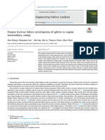 Fatigue Fracture Failure Investigation of Splitter in Engine Intermediary Casing