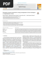 ##ReviewPotentials of Porous Materials For Energy Management in Heat Exchangers