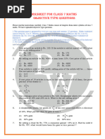 Worksheet For Class 7 Maths Objective Type Questions: Mathematics