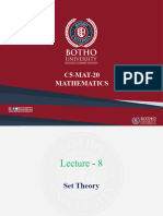 MAT Lecture 8 Set Theory