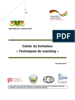 Cahier Du Formateur. Technique de Coaching