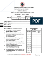 E-Learn Pre-Mock SST Set1 @master Planner