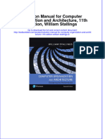 Solution Manual For Computer Organization and Architecture, 11th Edition, William Stallings Download PDF Full Chapter