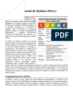 Unión Internacional de Química Pura y Aplicada