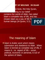 Lec VII - Islamic Concept of Welfare.