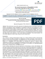 Determination of The Structural Parameters of Repaglinide in Tablet: An Antidiabetic Drug, Using Spectroscopic Methods