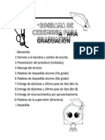 Programa Graduación 12