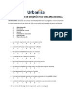 Cuestionario de Diagnóstico Organizacional