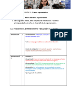 Matriz Del Texto Argumentativo