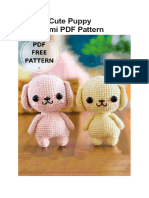 Crochet Cute Puppy Amigurumi PDF Pattern