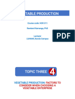 5.0. Factors To Consider When Choosing Veg