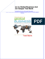 Introduction To Global Business 2nd Edition Gaspar Test Bank Instant Download All Chapter