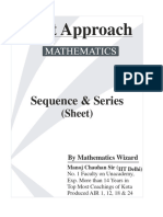 Sequence and Series Best Approach