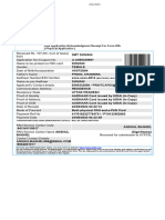 PAN Application Acknowledgment Receipt For Form 49A (Physical Application)