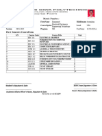 Course Registration Elect 1